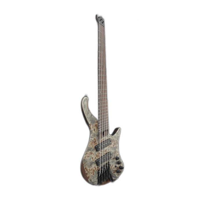 Ibanez EHB Bass Workshop EHB1505MS Ergonomic Headless 5-String Multi-Scale Bass Guitar - Black Ice Flat - New