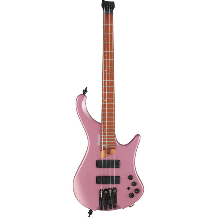 Ibanez 2021 EHB1000S 4-String Headless Bass Guitar - Pink Gold Metallic Matte - New