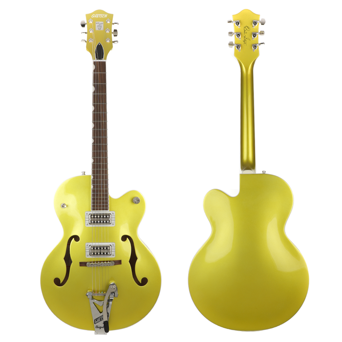 Gretsch G6120T-HR Brian Setzer Signature Hot Rod Hollow Body With Bigsby - Lime Gold, Rosewood Fingerboard