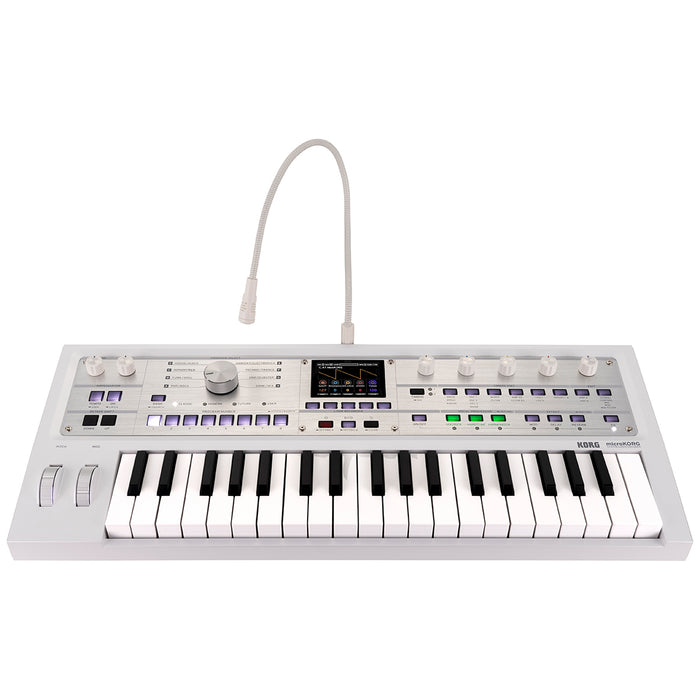 Korg microKorg 2 Synthesizer Vocoder Looper - White - Preorder