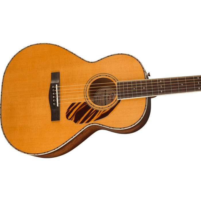 Fender Paramount PS-220E Parlor Acoustic Guitar - Natural - New