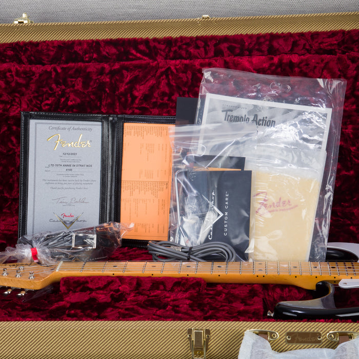 Fender Limited Edition 70th Anniversary 1954 Stratocaster NOS Guitar - Wide-Fade 2-Color Sunburst - #XN4145
