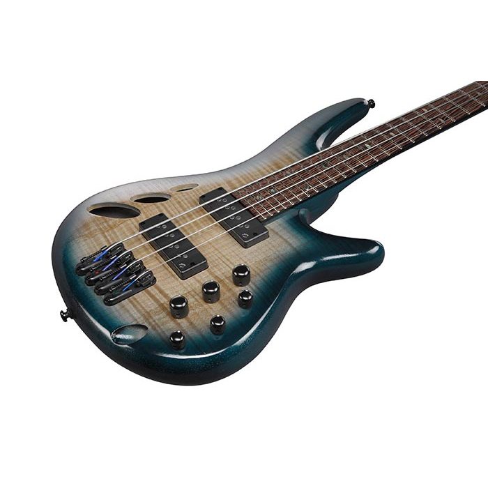 Ibanez SR Bass Workshop 4-String Electric Bass Guitar - Cosmic Blue Low Gloss