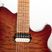 Music Man Quilt Maple Axis Electric Guitar, Roasted Amber - Mint Open Box