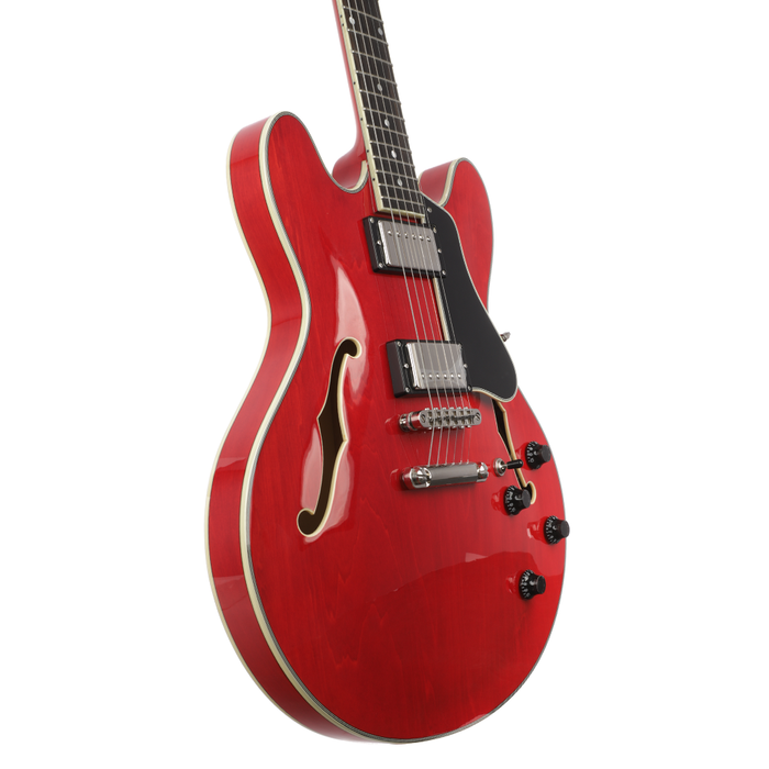 Eastman T386 Thinline Semi-Hollow Guitar - Red - Display Model - Display Model