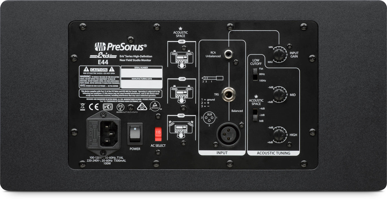 PreSonus Eris E44 High-Definition Active MTM Monitor