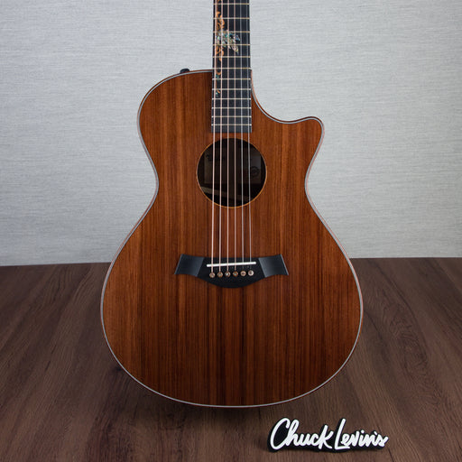 Taylor NAMM 2022 Custom Grand Concert Acoustic Electric Guitar - Cocobolo, Sinker Redwood - #1211072163