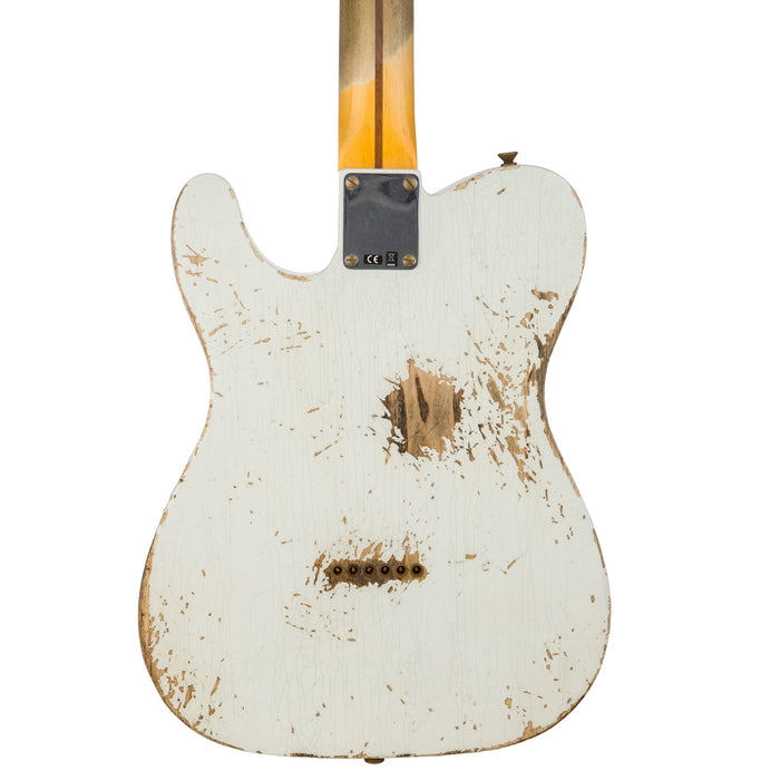 Fender Custom Shop 1950 Esquire Heavy Relic Guitar - Aged Olympic White - CHUCKSCLUSIVE - #R118653