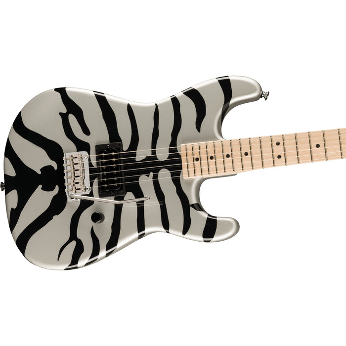 Charvel Super Stock SDC H 2PT M Electric Guitar - Silver Bengal