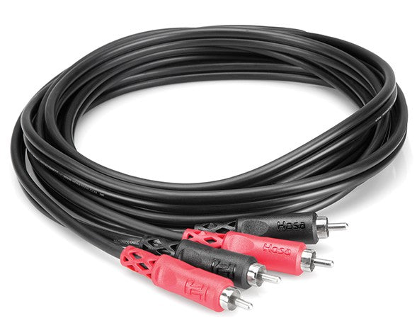 Hosa CRA-203 Stereo Interconnect - Dual RCA To Dual RCA, 3 Meters