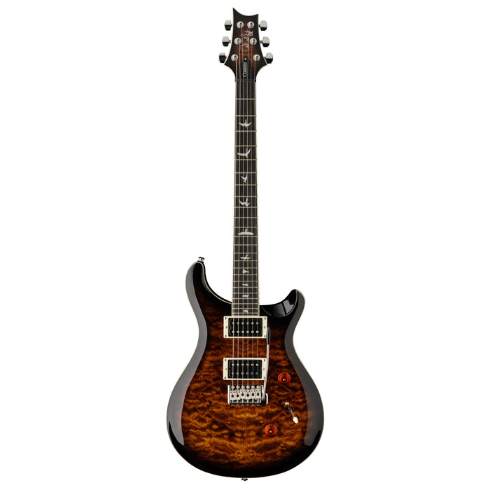 PRS SE Custom 24 Quilt Electric Guitar - Black Gold Sunburst - New