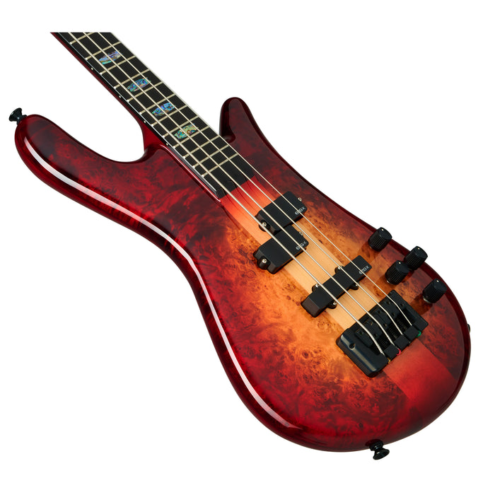 Spector Euro 4 Custom - Natural Red Burst Gloss