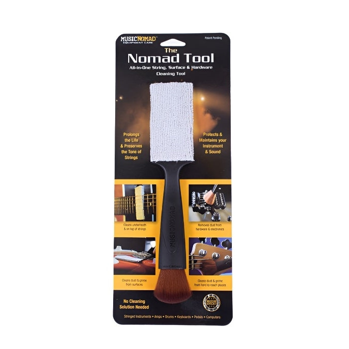 MusicNomad Nomad Tool - All in 1 String, Body & Hardware Cleaning Tool