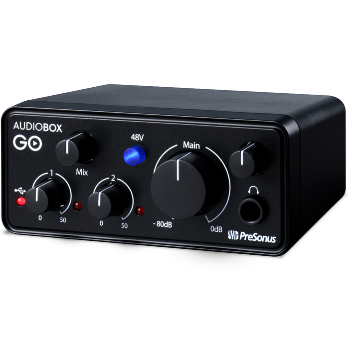 PreSonus Audiobox GO Ultra Compact 2x2 USB Audio Interface