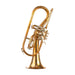 Schagerl "Killer Queen" Rotary Valve Flugelhorn - Raw Brass