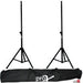 ProX T-SS26P 8-Foot Twin Speaker Stand Set with Carrying Bag - Preorder