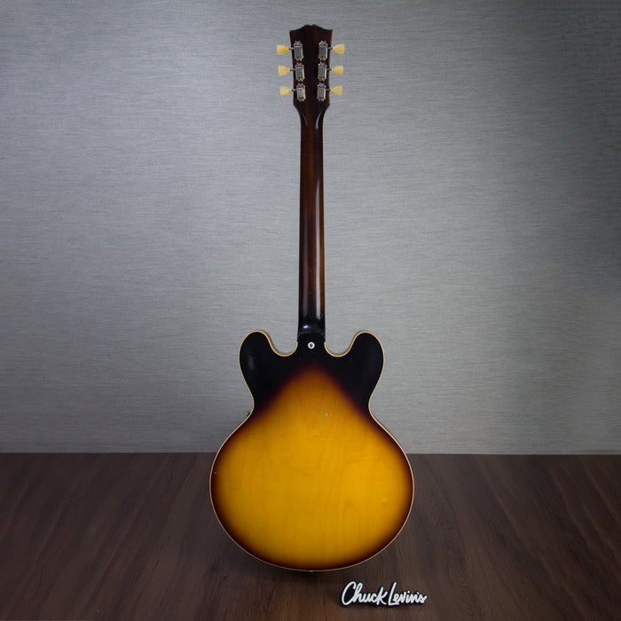 Gibson Murphy Lab 1958 ES-335 Reissue Semi-Hollowbody Electric Guitar - Heavy Aged Faded Tobacco Burst - #A840085