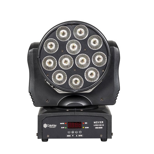 ColorKey Mover Wash HEX 12 6-In-1 RGBWA-UV LED Moving Head