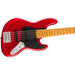 Fender American Ultra II Jazz Bass V Electric Bass Guitar, Maple Fingerboard - Sinister Red