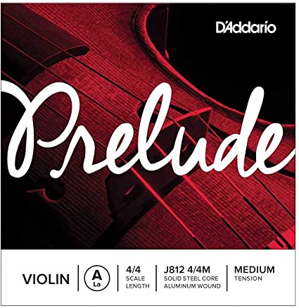 D'Addario Prelude Violin A String - 4/4 Scale Medium Tension