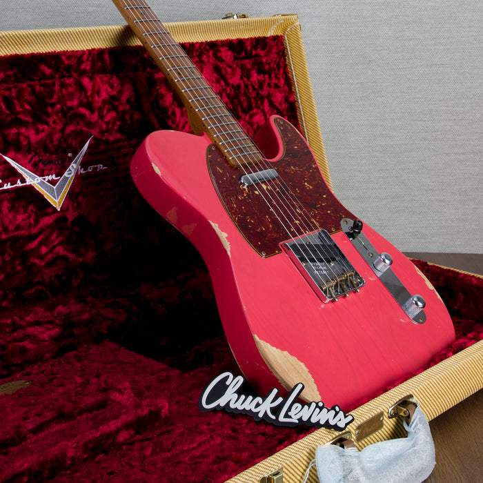 Fender Custom Shop 52 Telecaster Heavy Relic Electric Guitar - Watermelon King - CHUCKSCLUSIVE - #R125962