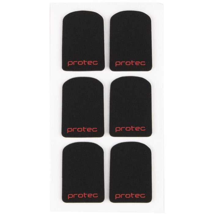 Protec MCS8B Mouthpiece Cushions - Small, .8mm, 6-Pack, Black