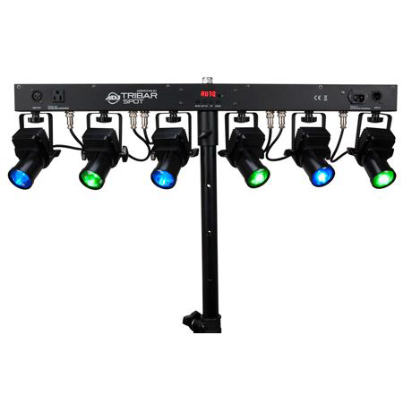 ADJ Tribar Spot 6 x 5-Watt TRI RGB LED Pinspot System - Mint, Open Box