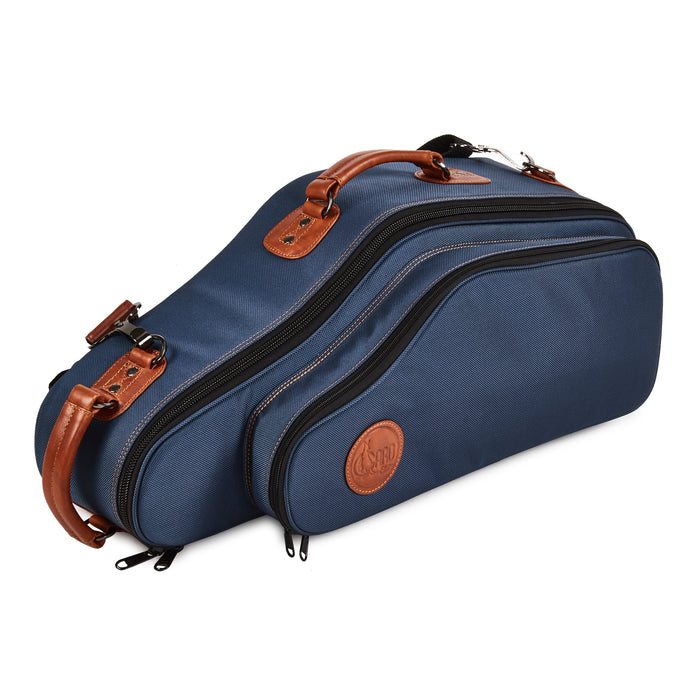 GARD 104-CESNB-V Elite Alto Saxophone Gig Bag - Navy Blue Cordura