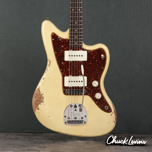 Fender Custom Shop 62 Jazzmaster Heavy Relic Guitar - Aged Vintage White - CHUCKSCLUSIVE - #R120927