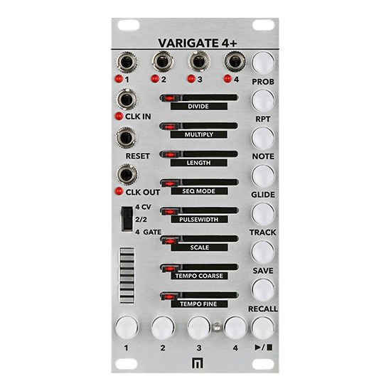 Malekko Varigate 4+ CV Sequencer Module - Silver