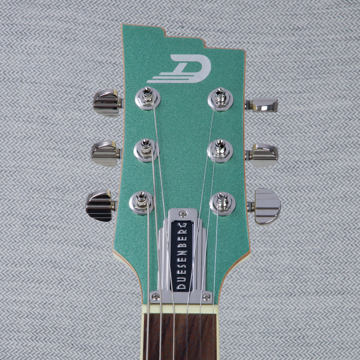 Duesenberg Starplayer TV Duo-Tone Semi-Hollow Electric Guitar - Catalina Harbor Green/White - #241239