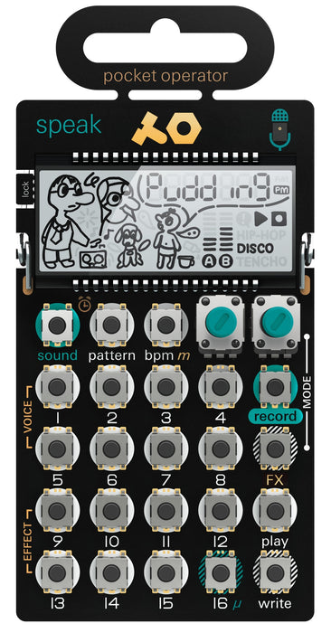 Teenage Engineering PO-35 Speak Pocket Operator Vocal Synth & Sequencer