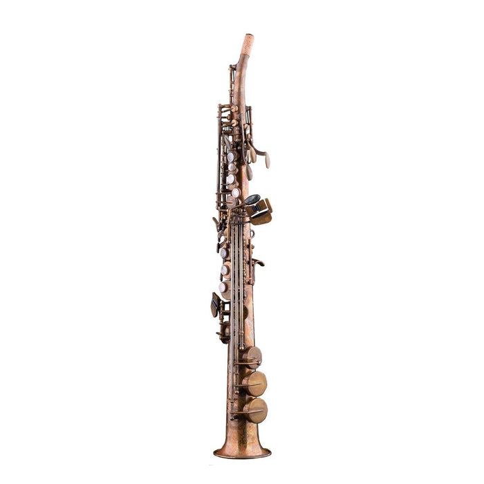 Schagerl S-2VB-CN SuperiorPRO Soprano Saxophone - Vintage Raw, Curved Neck