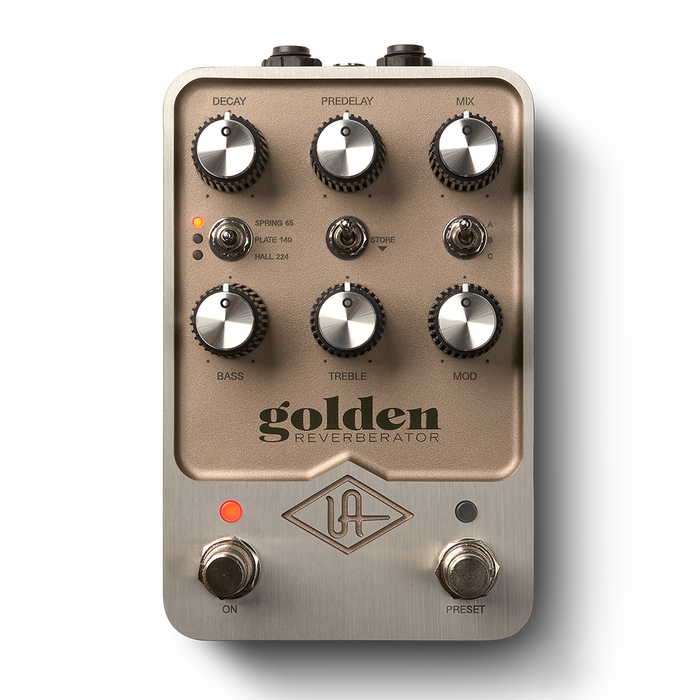 Universal Audio Golden Reverberator Stereo Effects Pedal