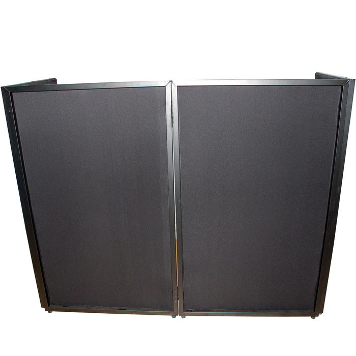 ProX XF-4X3048BMK2 4 Panel DJ Facade Black Panels with Carry Bag with 4 Black & 4 White Scrims