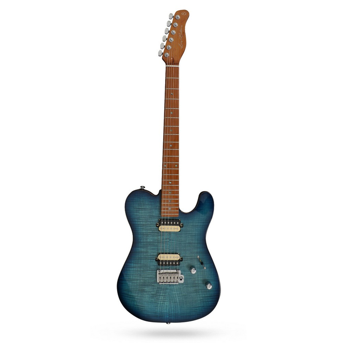 Sire Larry Carlton Flame Maple T7 Electric Guitar - Transparent Blue - Display Model - Display Model