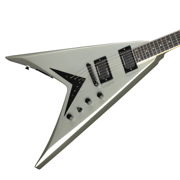 Kramer Dave Mustaine Vanguard Signature Electric Guitar, Silver Metallic - Open Box Demo