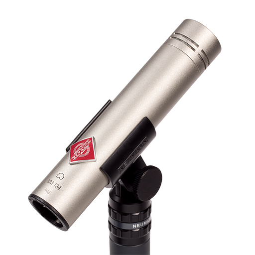 Neumann KM 184 Small Diaphragm Cardioid Condenser Microphone With SG 21 Mount & WNS100 Windscreen - Nickel - Mint, Open Box