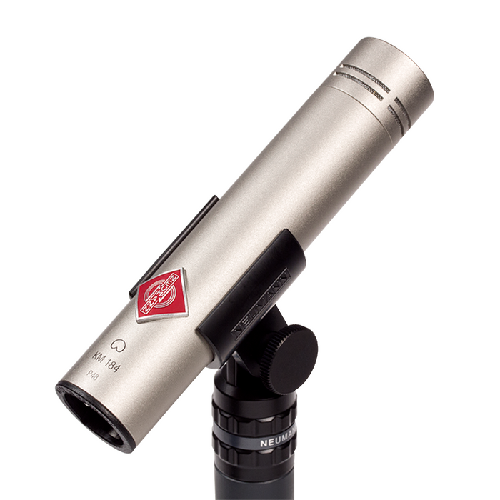 Neumann KM 184 Small Diaphragm Cardioid Condenser Microphone With SG 21 Mount & WNS100 Windscreen - Nickel