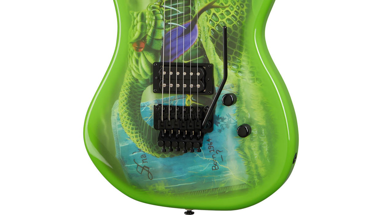 Kramer Snake Sabo Signature Baretta Electric Guitar - Snake Green - New