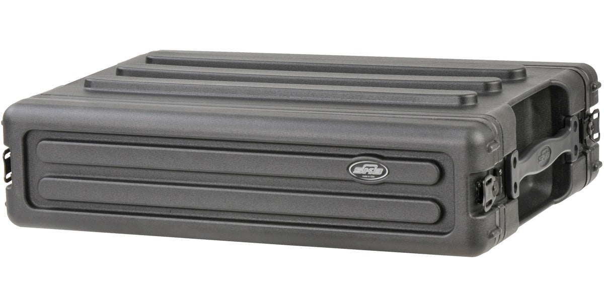 SKB 1SKB-R2S Roto-Molded 2U Shallow Rack Case