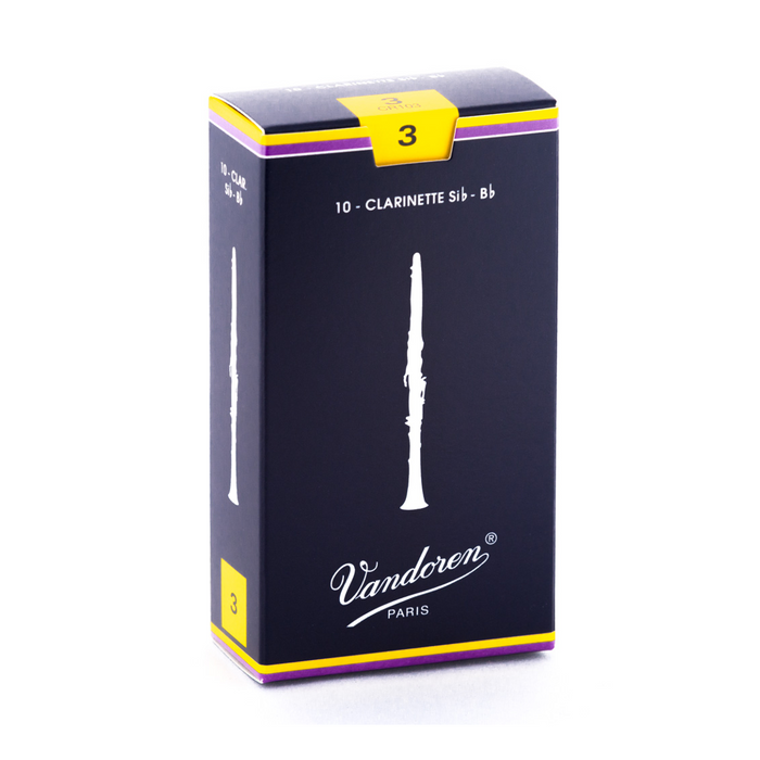 Vandoren CR10 Traditional B-Flat Clarinet Reed 10-Pack - New,3