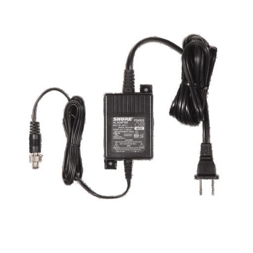 Shure PS43US 15-VDC Power Supply for Shure Wireless Receivers