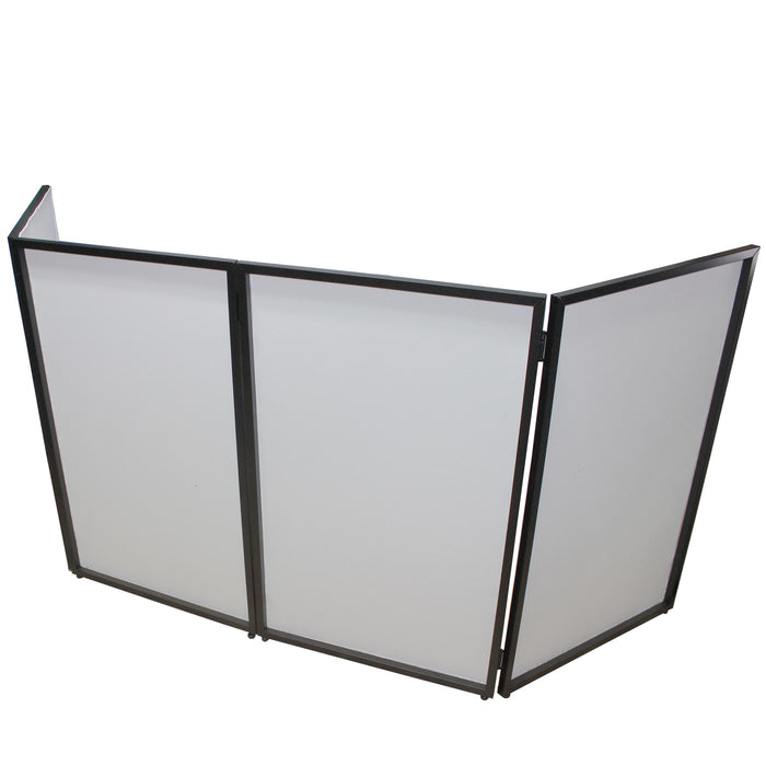 ProX XF-4X3048BMK2 4 Panel DJ Facade Black Panels with Carry Bag with 4 Black & 4 White Scrims