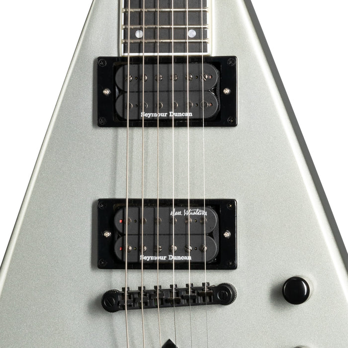 Kramer Dave Mustaine Vanguard Signature Electric Guitar, Silver Metallic - Open Box Demo