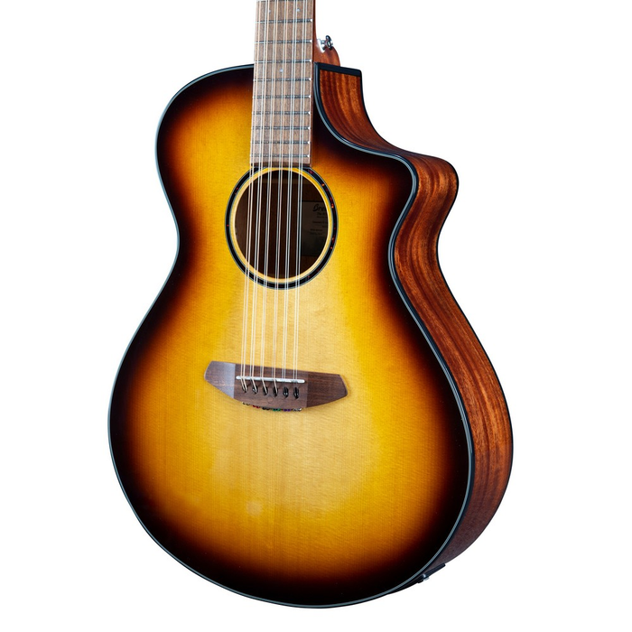 Breedlove ECO Discovery S Concert CE 12-String Acoustic Guitar - Edgeburst, African Mahogany - New