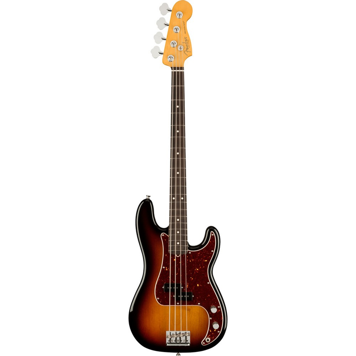 Fender American Pro II Precision Bass Guitar, Rosewood Fingerboard - 3 Color Sunburst