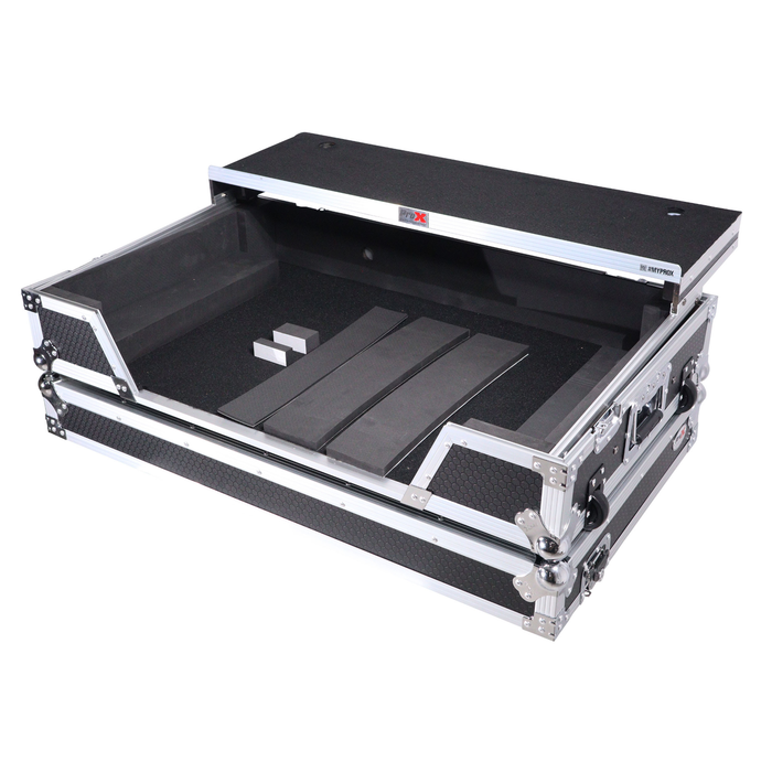 ProX XS-XDJXZSZ WLT DJ Controller Flight Case with Wheels - Black