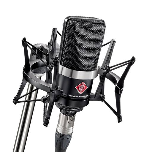 Neumann TLM 102 Studio Set Cardioid Condenser Microphone With EA 4 Shock Mount - Black