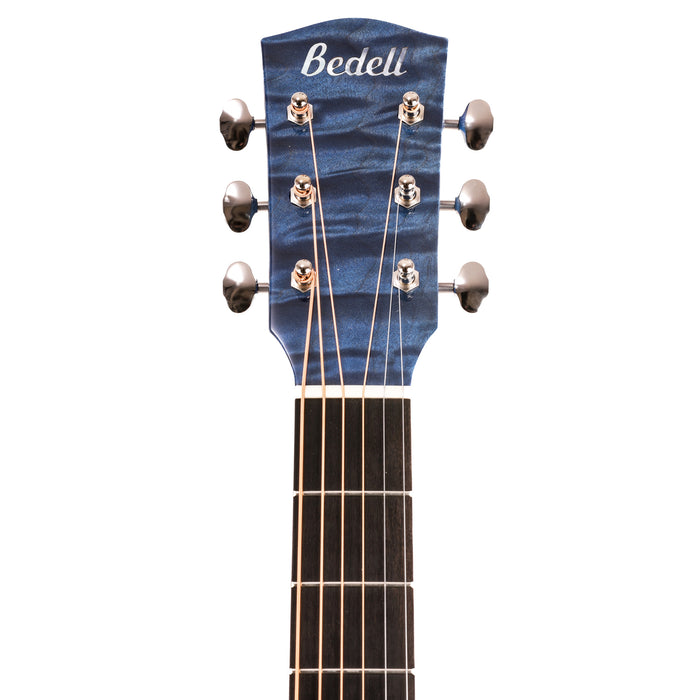 Bedell Seed to Song Parlor Acoustic Guitar - Quilt Maple and Adirondack Spruce - Sapphire - CHUCKSCLUSIVE - #822004